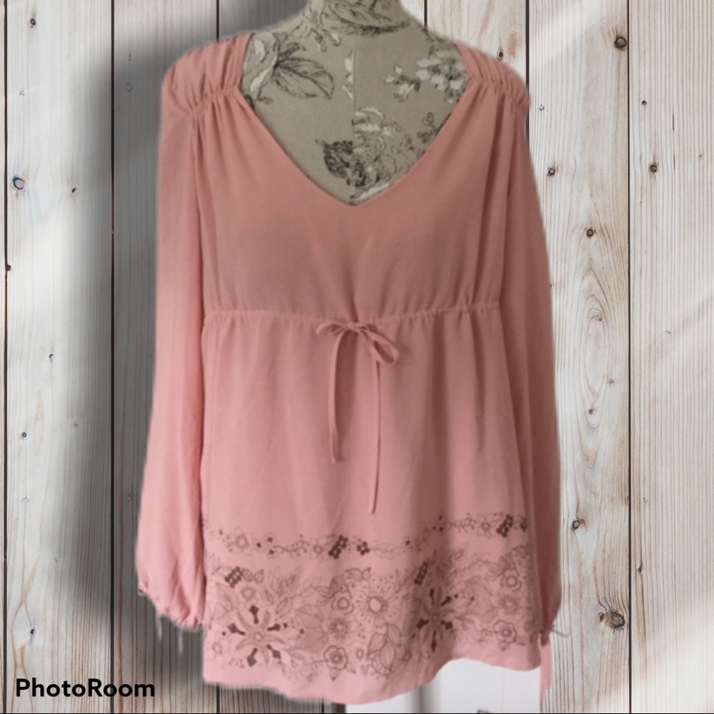 🆕 Apostrophe Pink Tunic Top XL